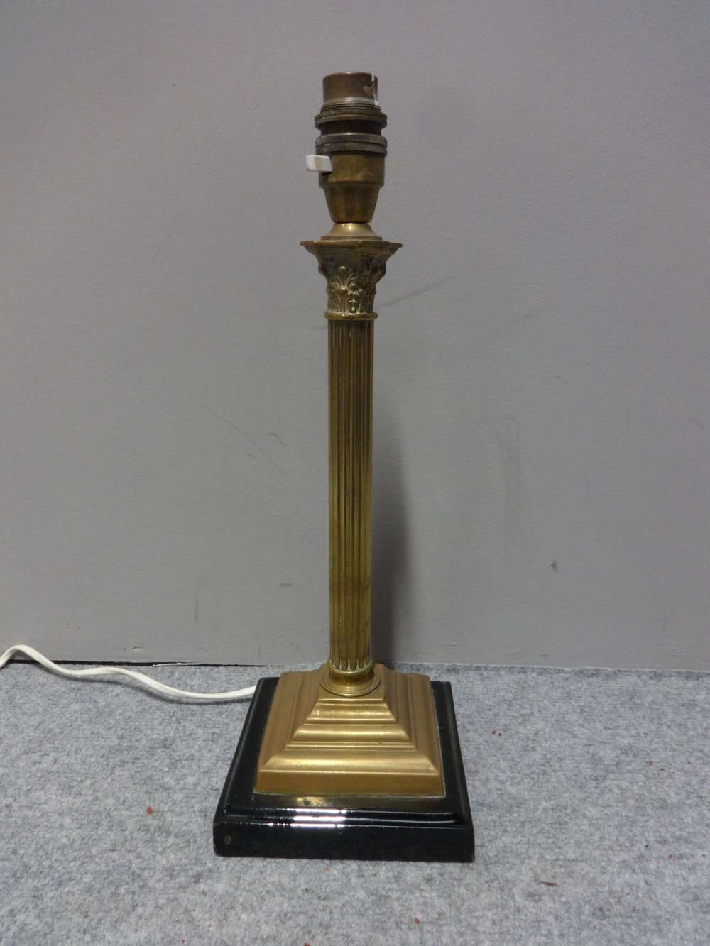 Victorian Brass Antique Table Lamp
