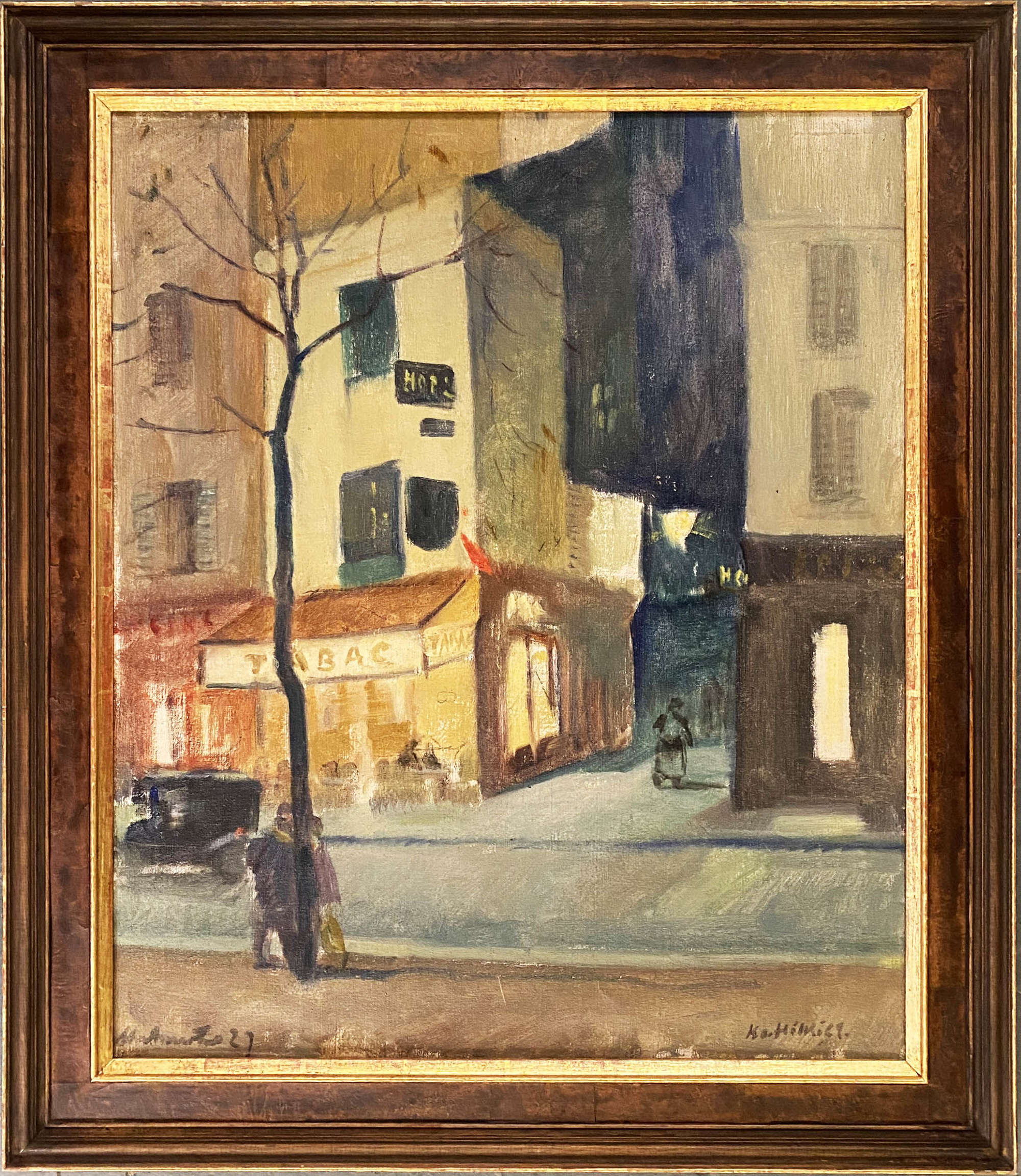 20th Century Swedish School Oil Painting ‘tabac’ Dated 1927
