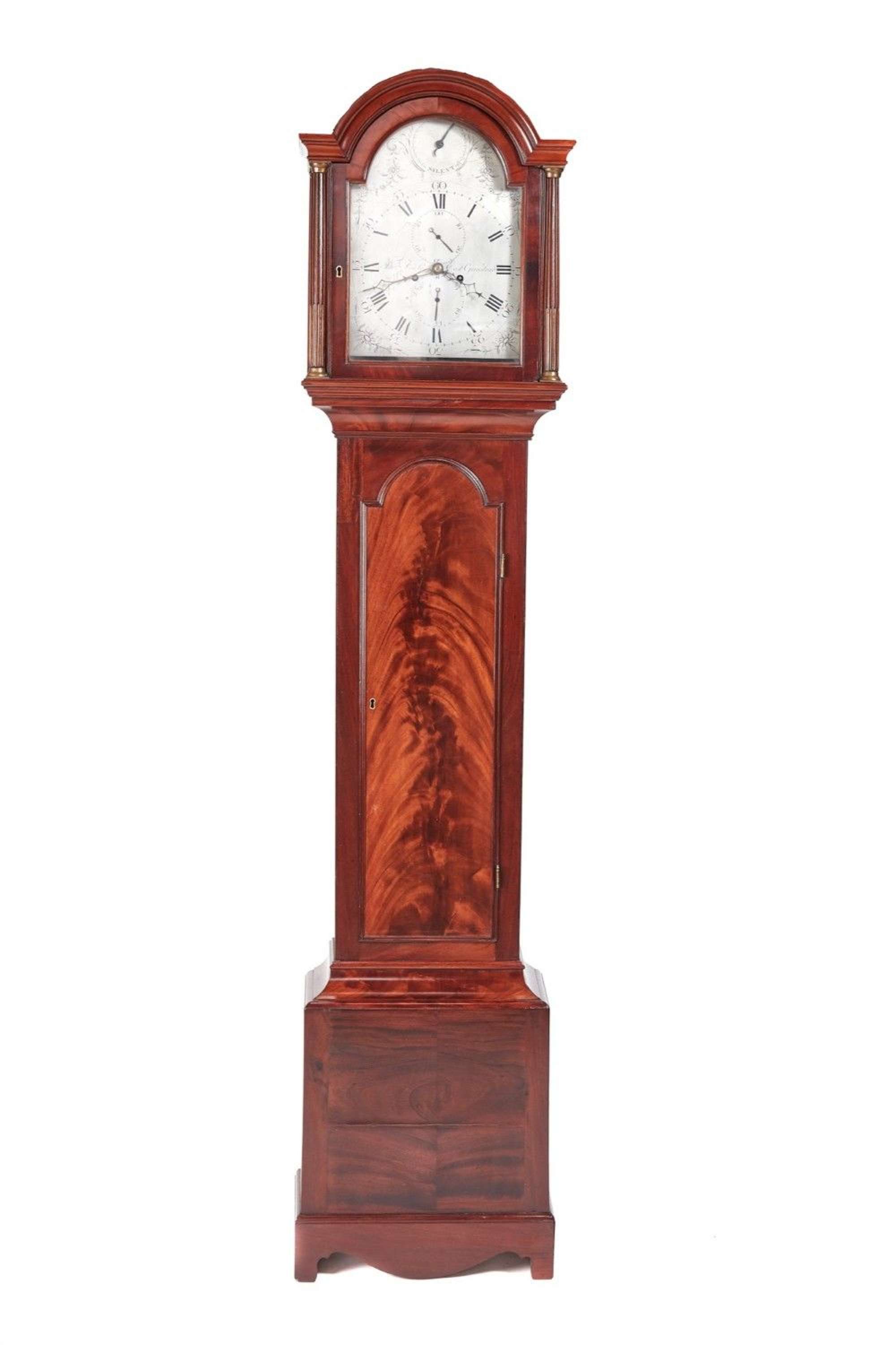 Magnificent Antique Mahogany 8 Day Longcase Clock By Thomas Fowle Of East Grinstead