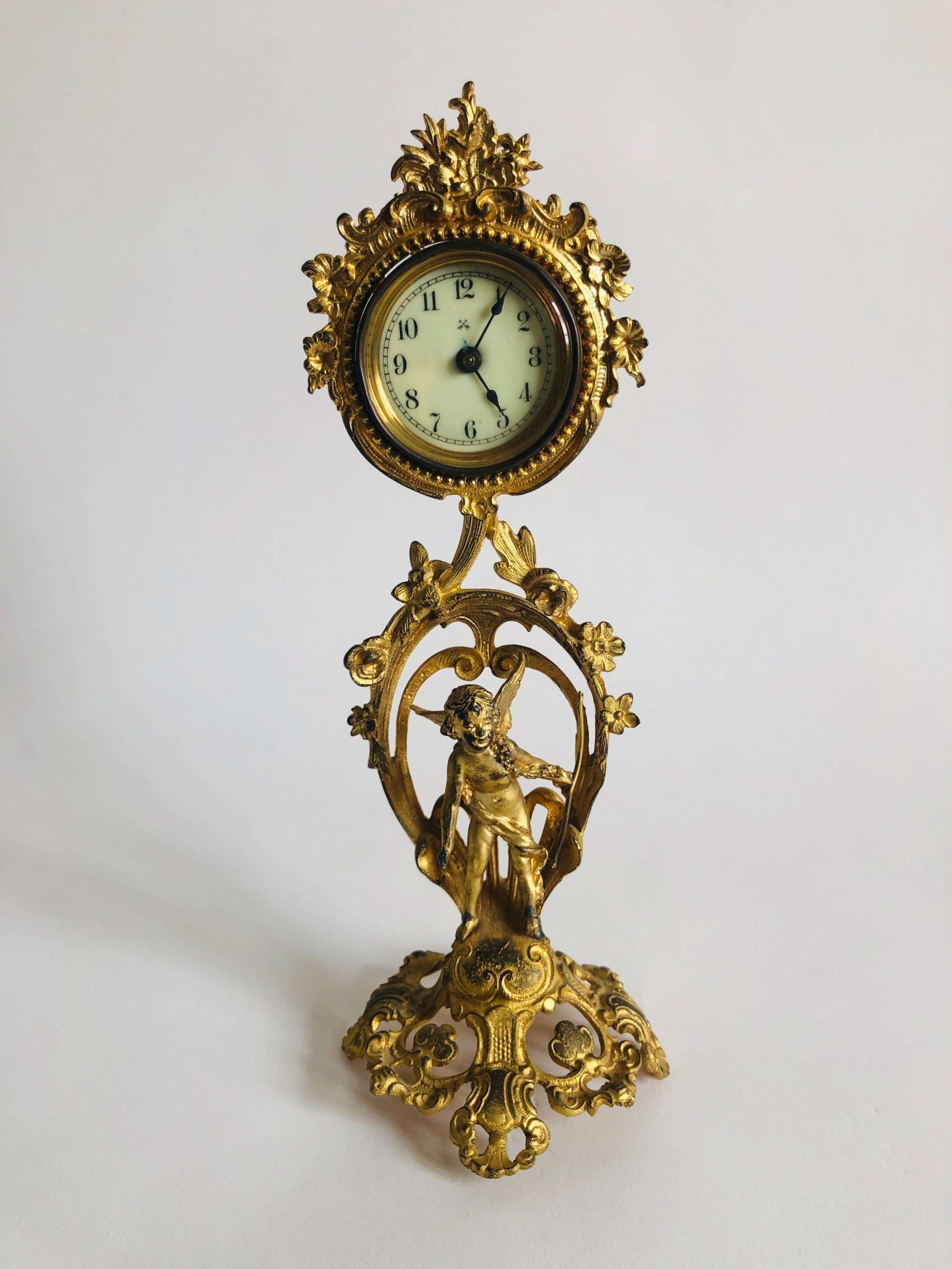 Fine Victorian Ornate Gilded Clock