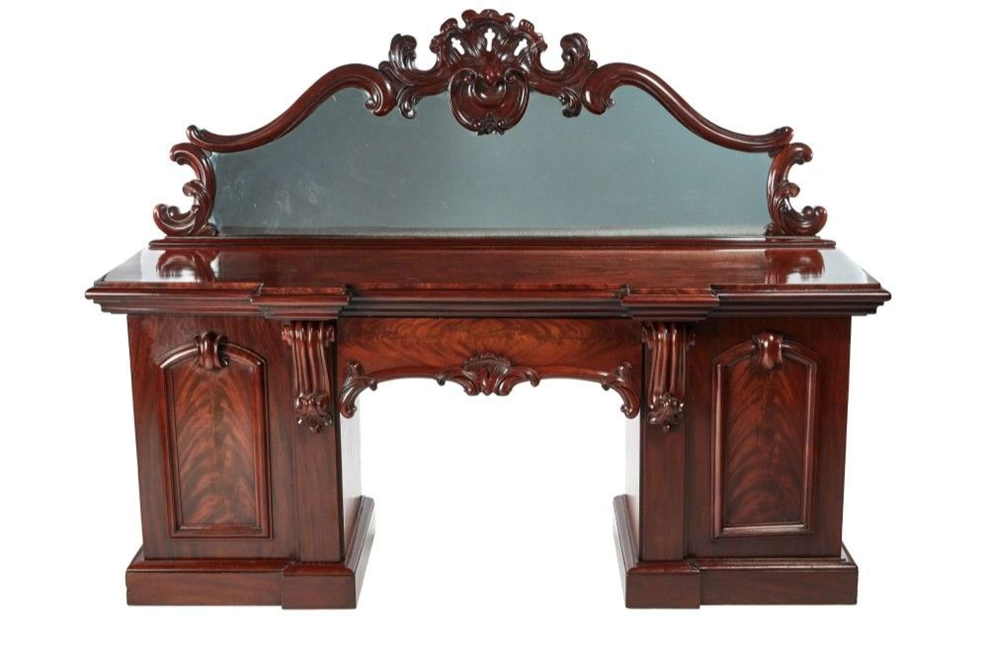 Fantastic Quality Victorian Carved Mahogany Antique Sideboard