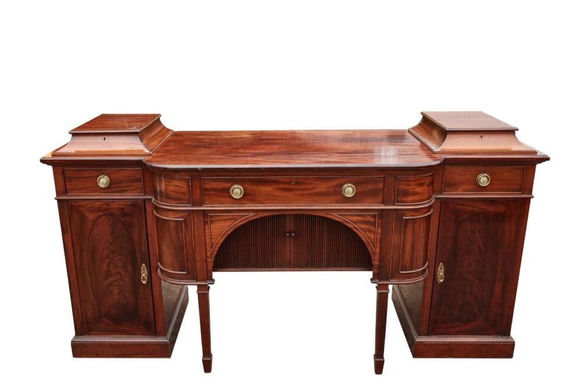 Magnificent Large Antique Mahogany Sideboard