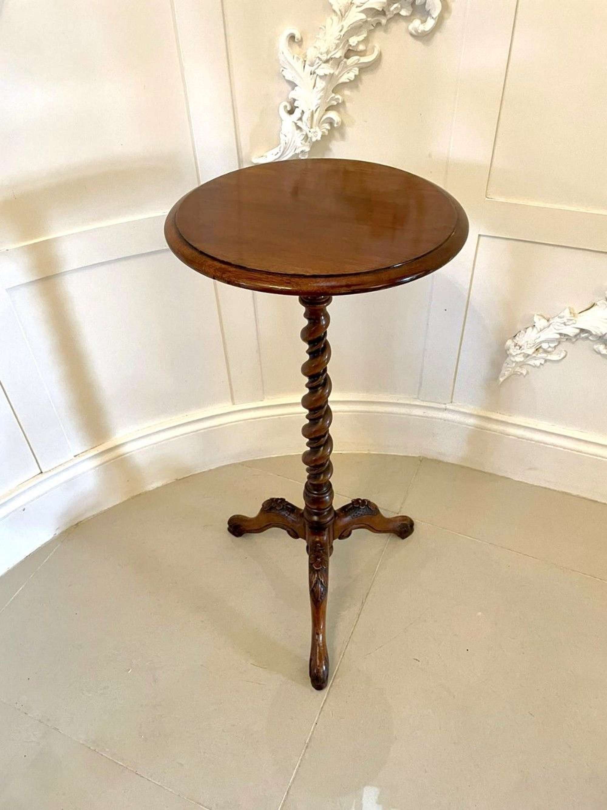 Quality Antique Victorian Mahogany Lamp Table