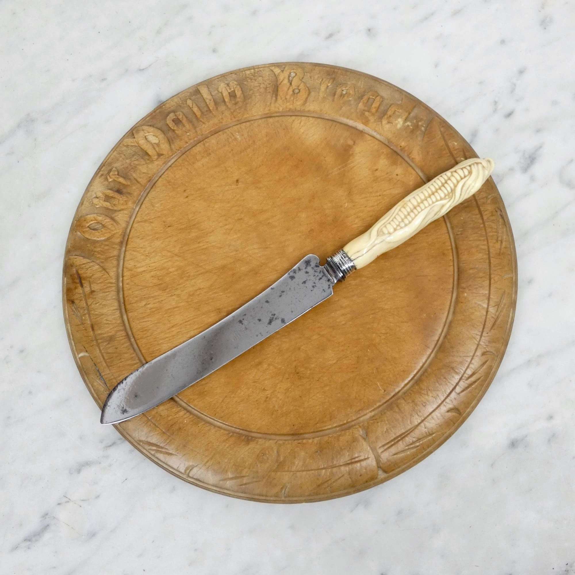 Ivory Handled Bread Knife