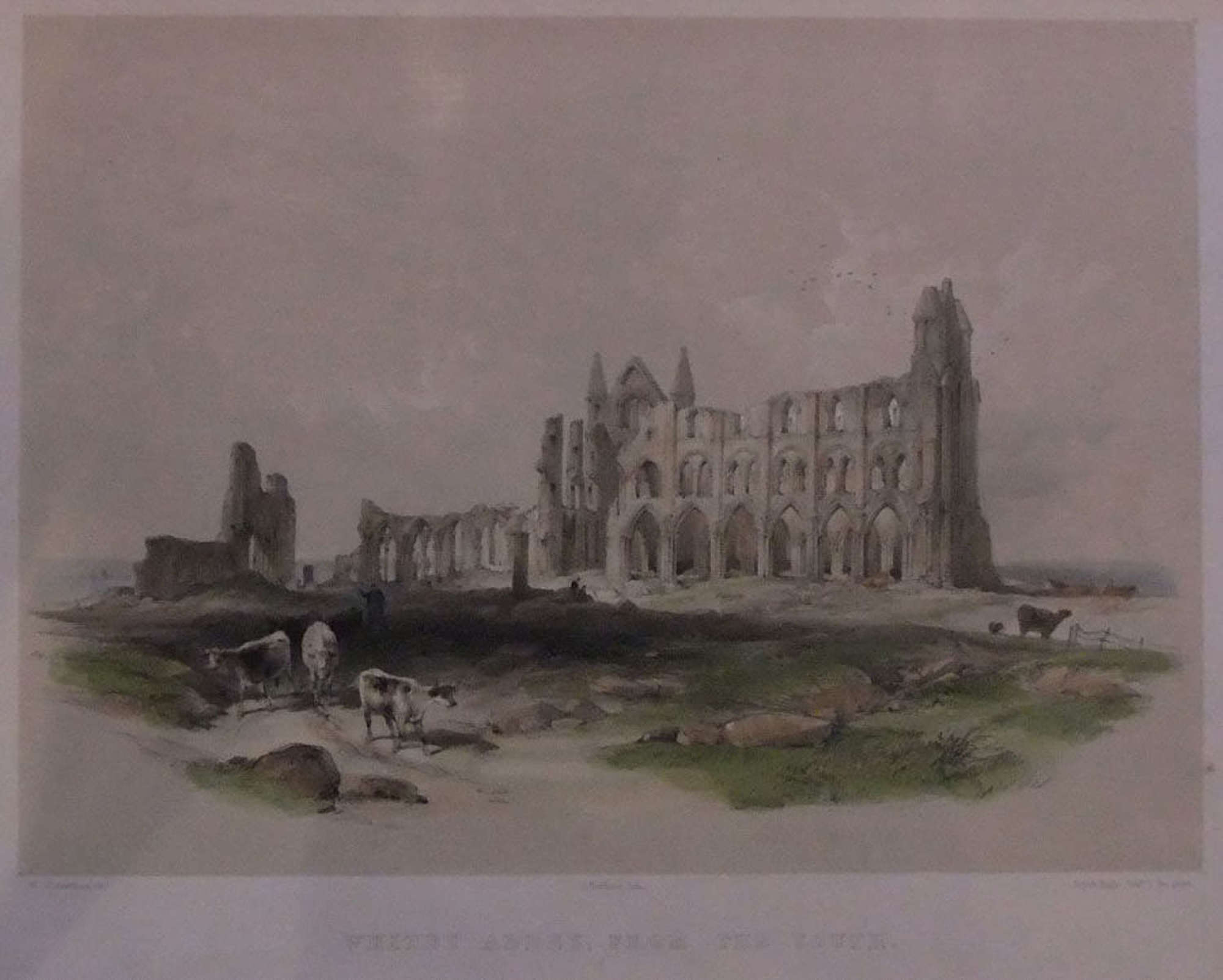 William Richardson - WHITBY ABBEY FROM THE SOUTH