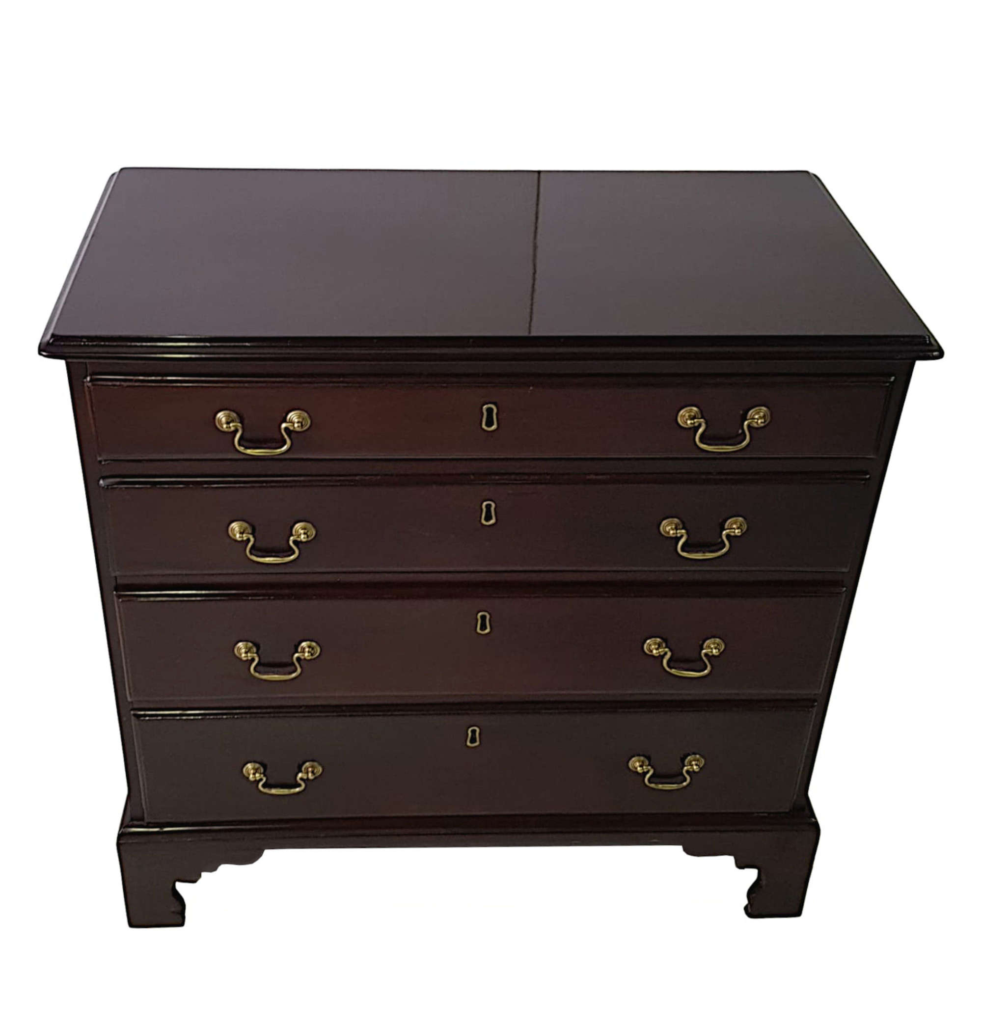 Early 19th Century George Iii Antique Chest Of Drawers