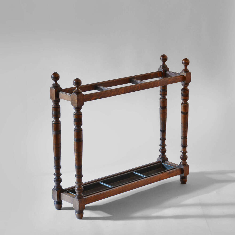 Aesthetic oak umbrella stand
