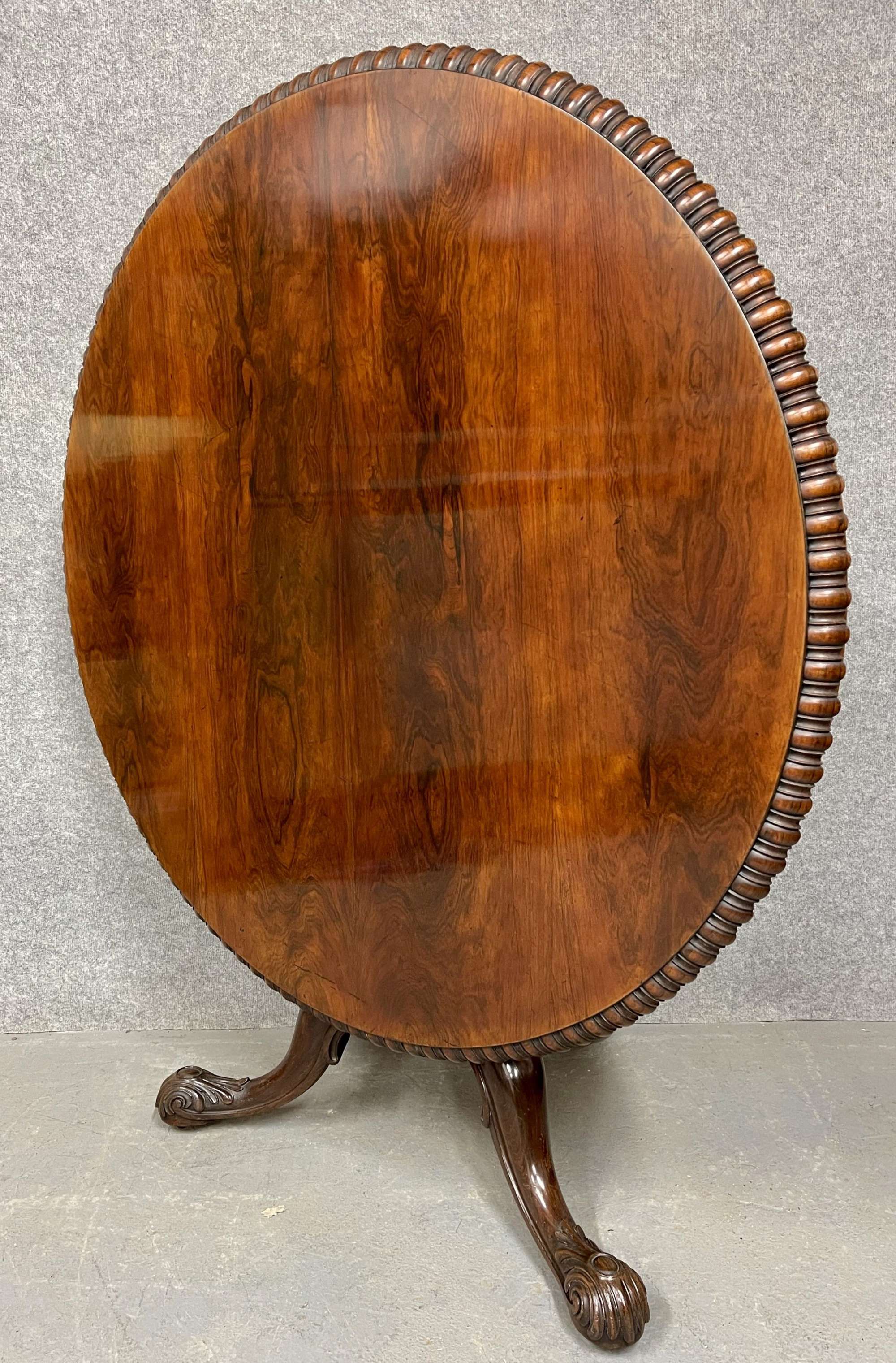 Superb Rosewood Gillows Centre Table