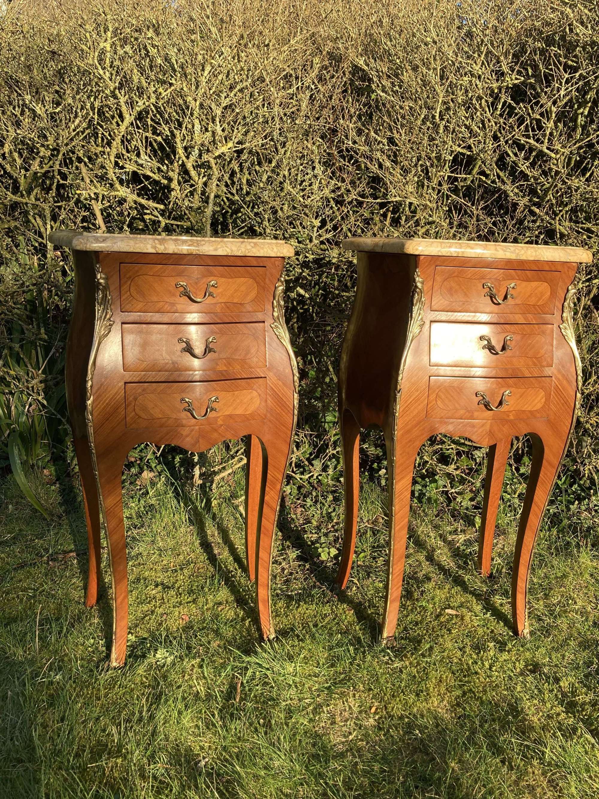 Louis XV Style Bedside Tables