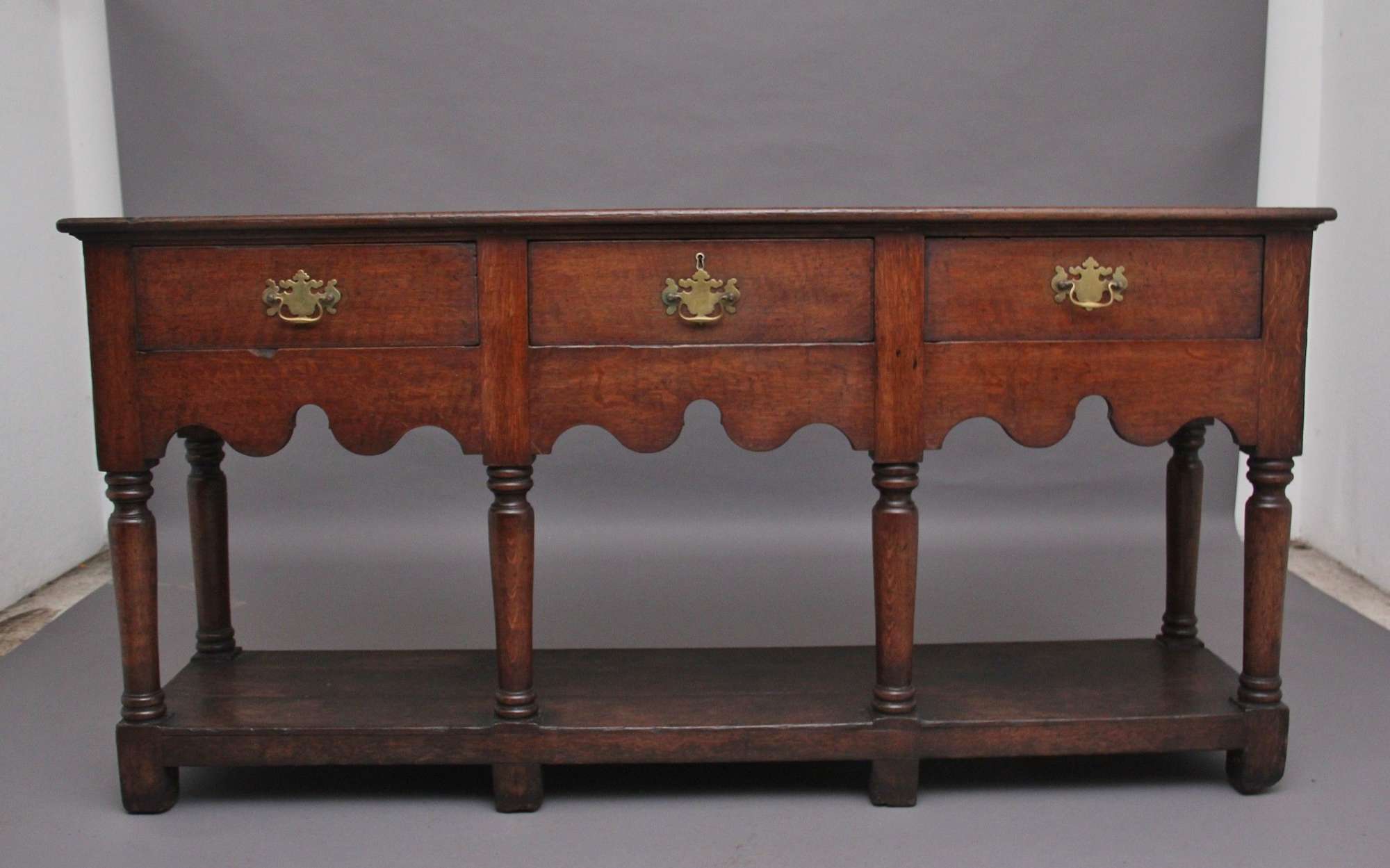 Mid 18th Century Oak Antique Dresser