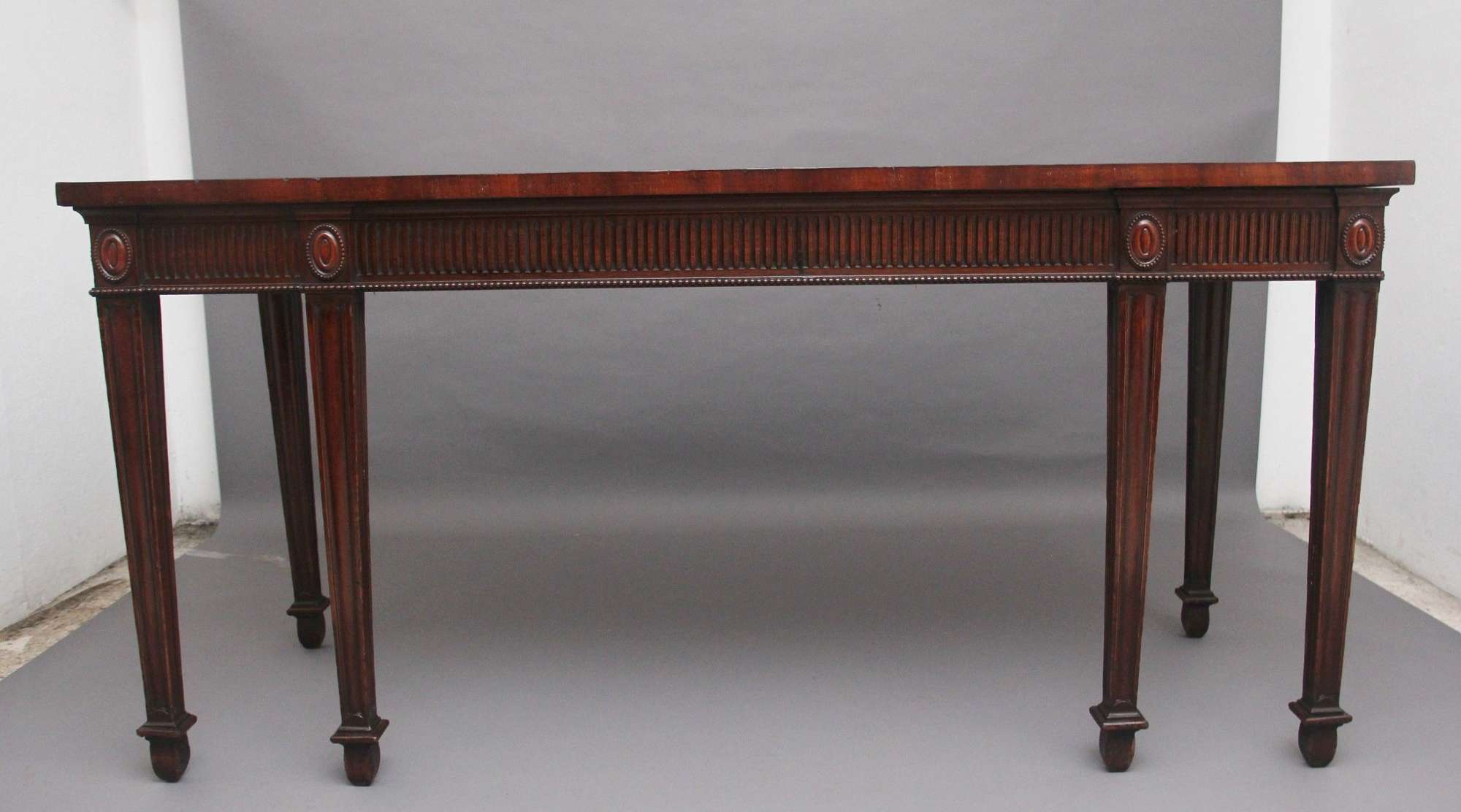 Large Early 20th Century Mahogany Serving Table