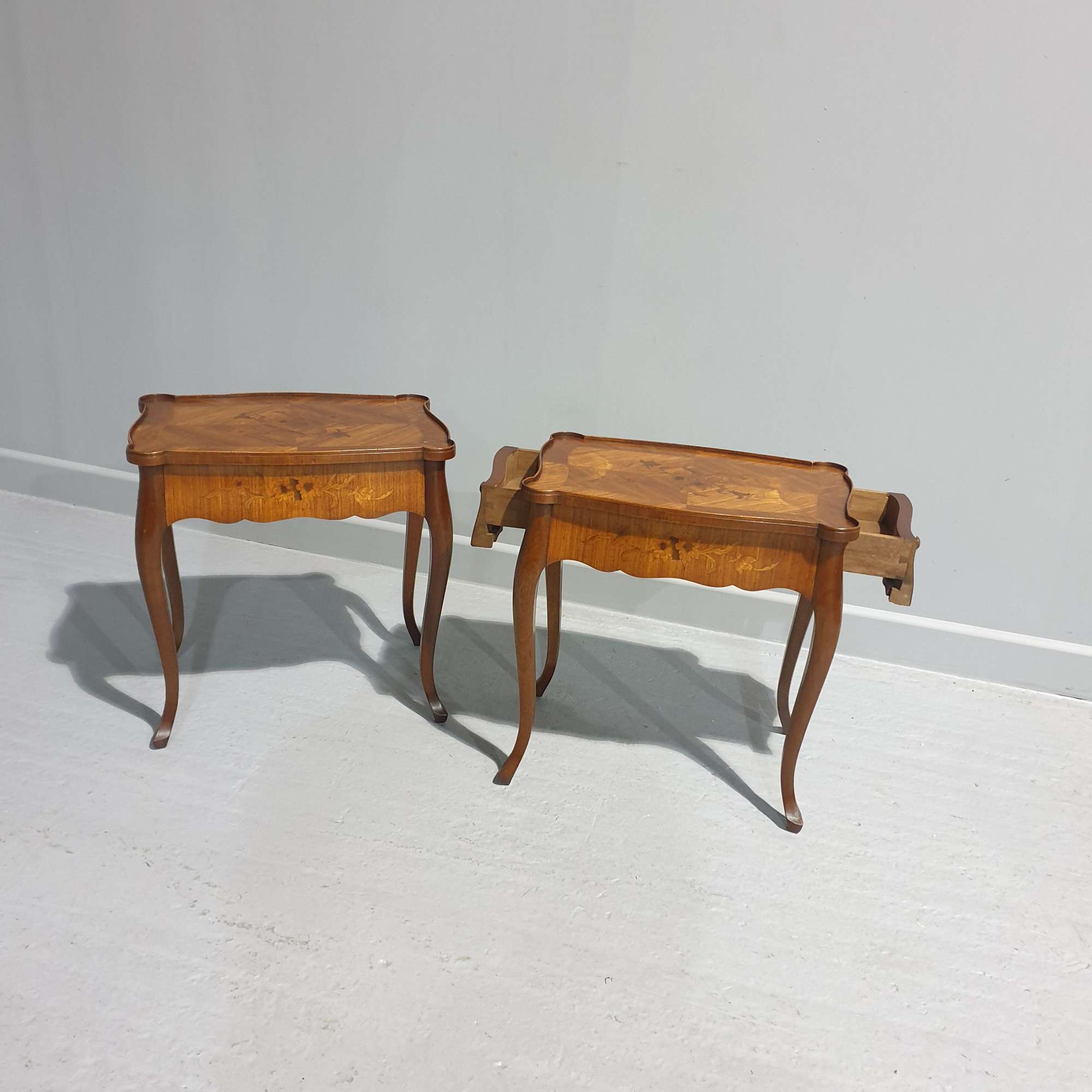 Pair French Lamp  Tables