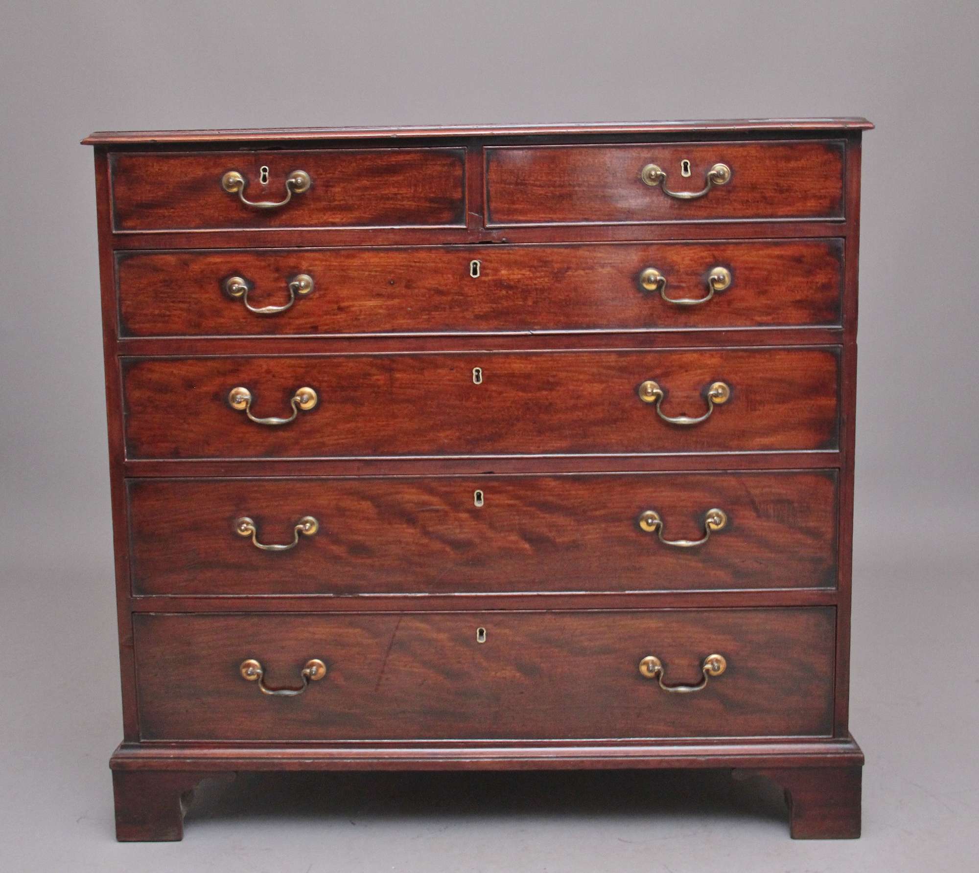 18th Century Mahogany Antique Chest Of Drawers